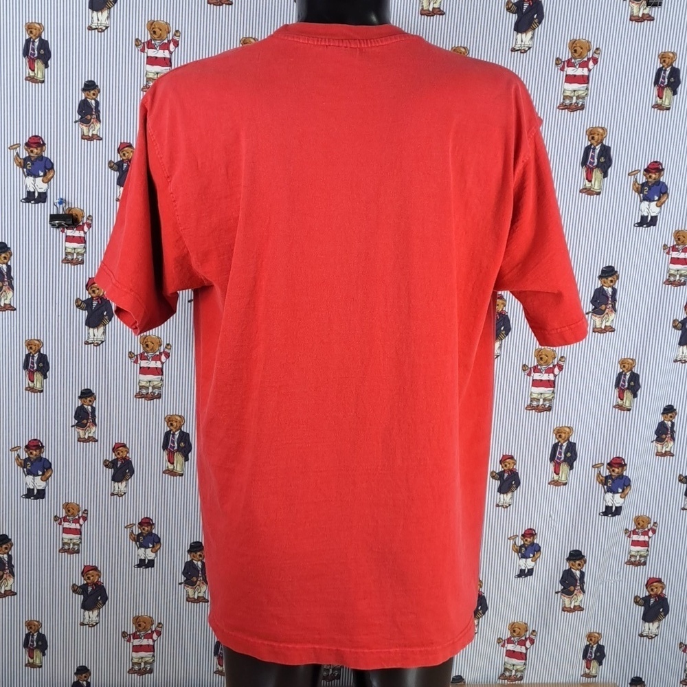 Georgia Bulldogs Y2K Team Starter graphic logo red & white collegiate LG t-shirt - Picture 5 of 8